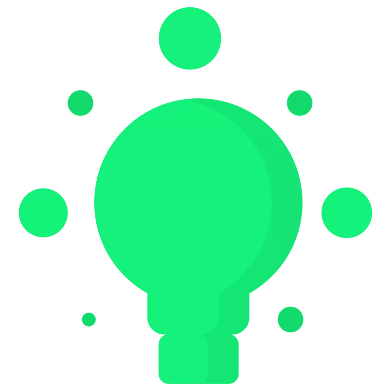 Innovation over bias value icon